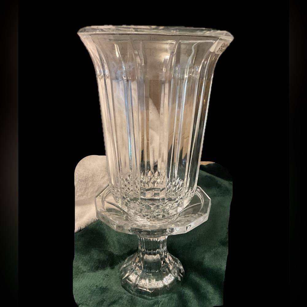 Crystal Hurricane Candle Lamp. Elegant!